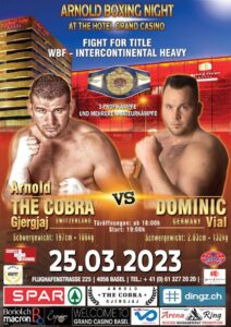 Arnold Boxing Night vom 25.03.2023 im Grand Casino Basel